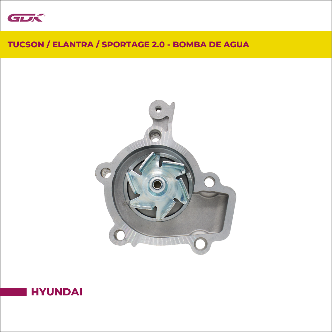 BOMBA DE AGUA HYUNDAI TUCSON / ELANTRA 2.0 / SPORTAGE 2.0