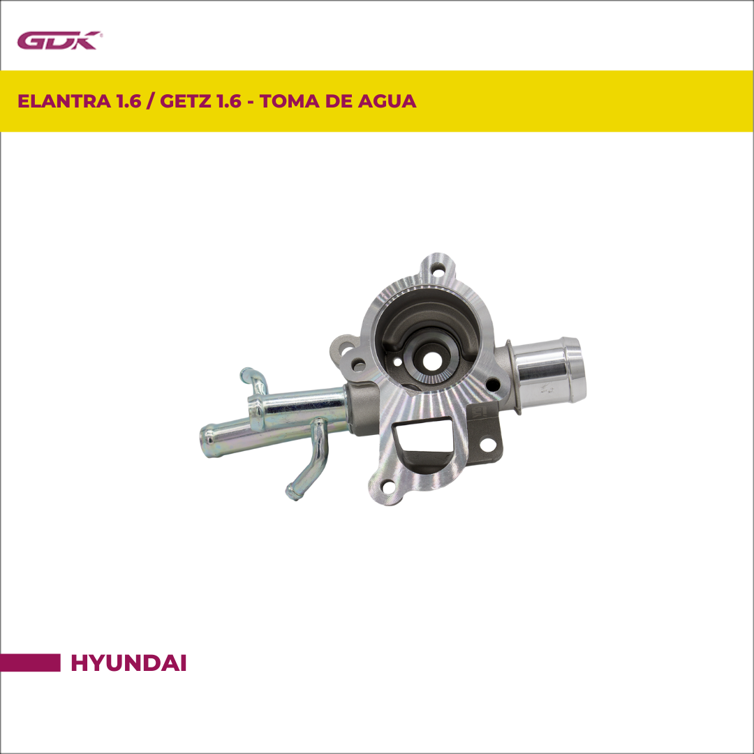 HYUNDAY GETZ 1.6 - ELANTRA 1.6 TOMA DE AGUA - Image 2