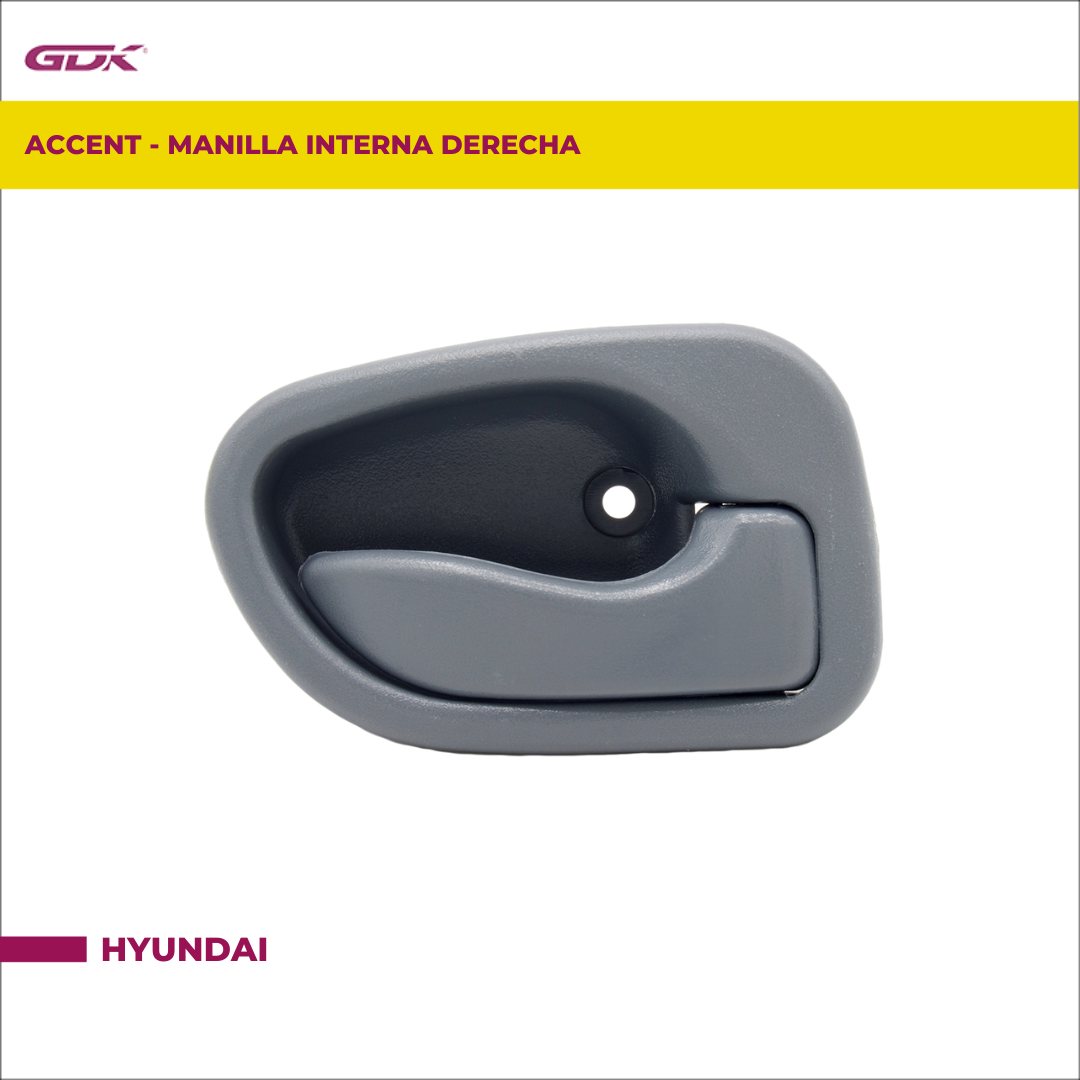 HYUNDAY ACCENT - MANILLA INTERNA DERECHA