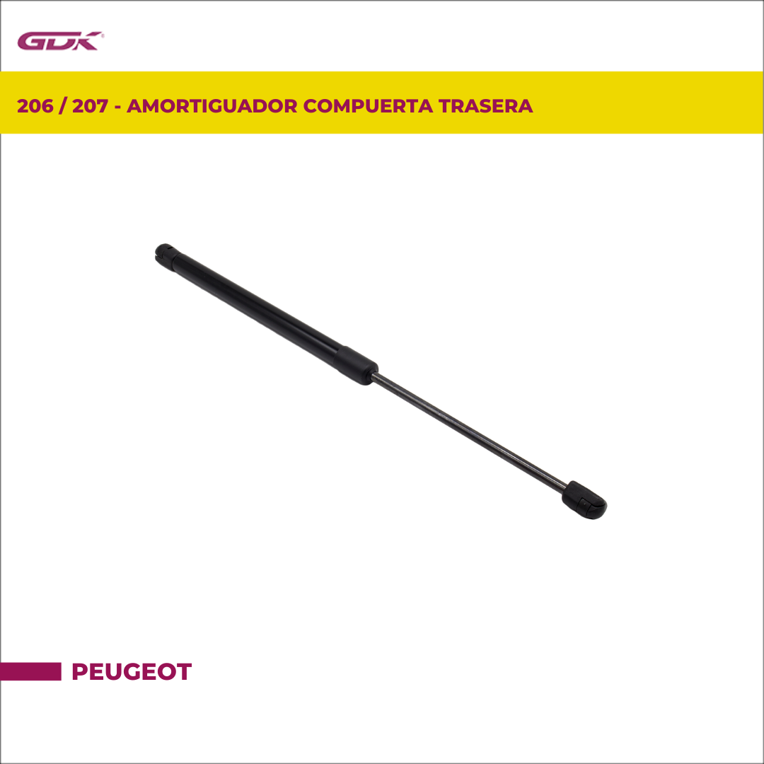 PEUGEOT 206 / 207 - GATO COMPUERTA TRASERA