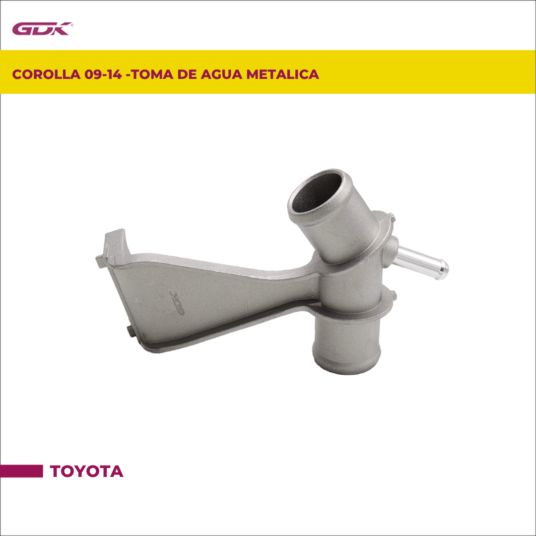 TOYOTA Corolla 09-14 -Toma De Agua Metalica