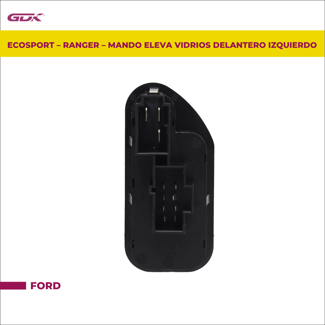 FORD - Ecosport - Ranger - Mando eleva vidrios delantero izquierdo - Image 2